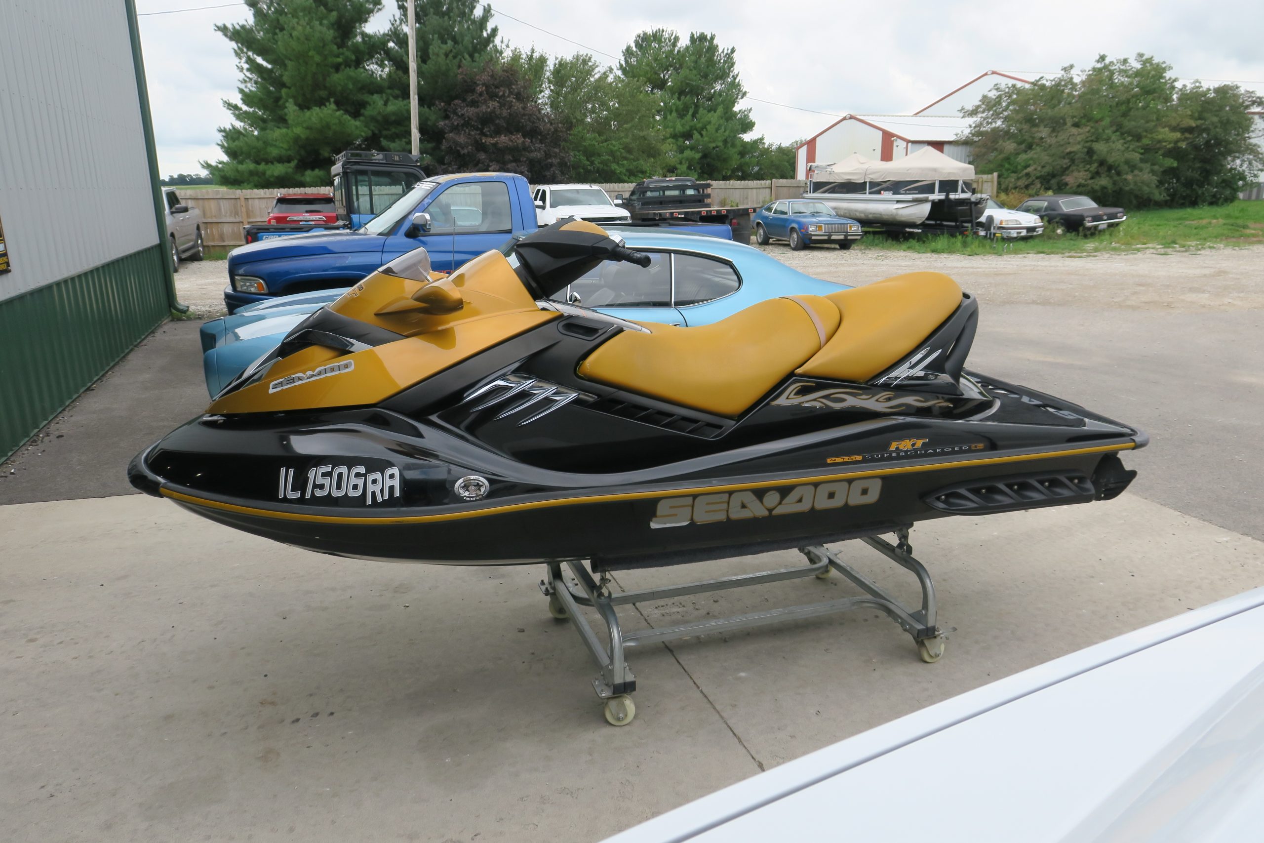 thumbnail image 2 of Blacktip Sea-Doo Handlebar Cover - Fits GTX RXT GTI 2002-2006 (Black) 2 of 6