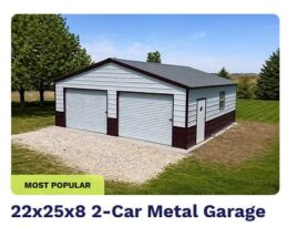 2 car garage white